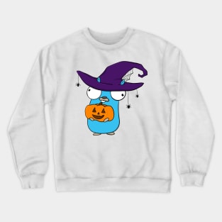 Gopher and pumpkin Crewneck Sweatshirt